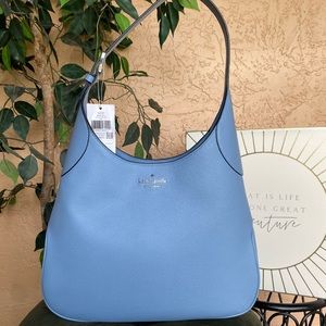 NWT Kate Spade Dust Blue Shoulder Bag